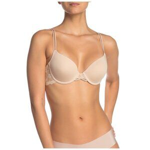 🆕WACOAL French Garden Seamless Underwire T-Shirt Bra 36DDD Nude Beige #85340